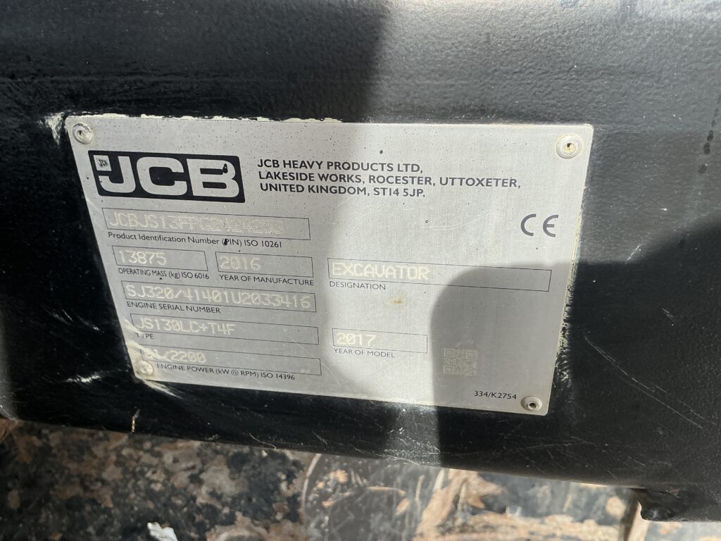 JCB JS130 LC Plus Digger (ST26142)