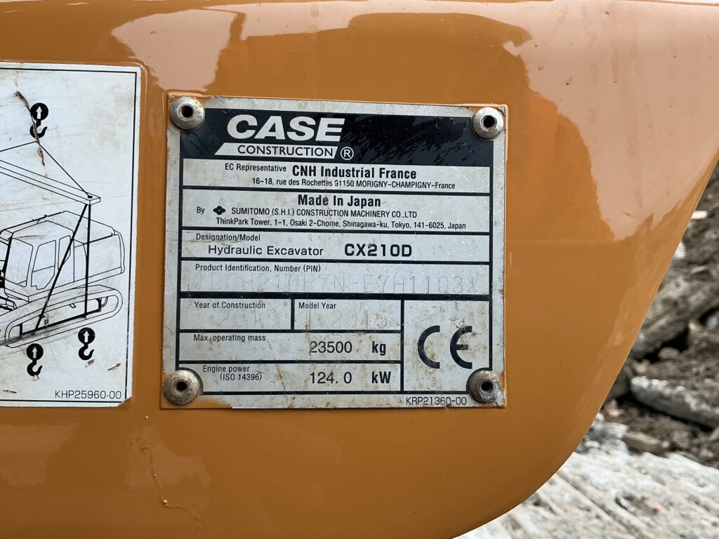 Case CX210D Digger (ST25358)