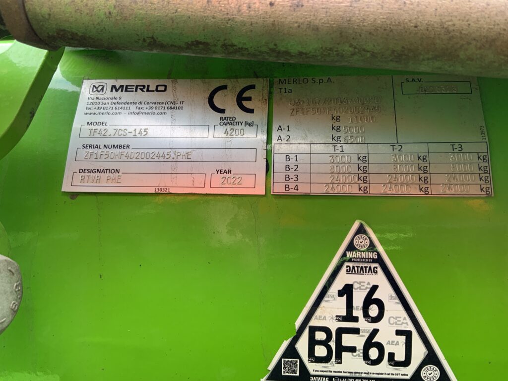 Merlo TF42.7 cs-145 Telehandler (ST25763)