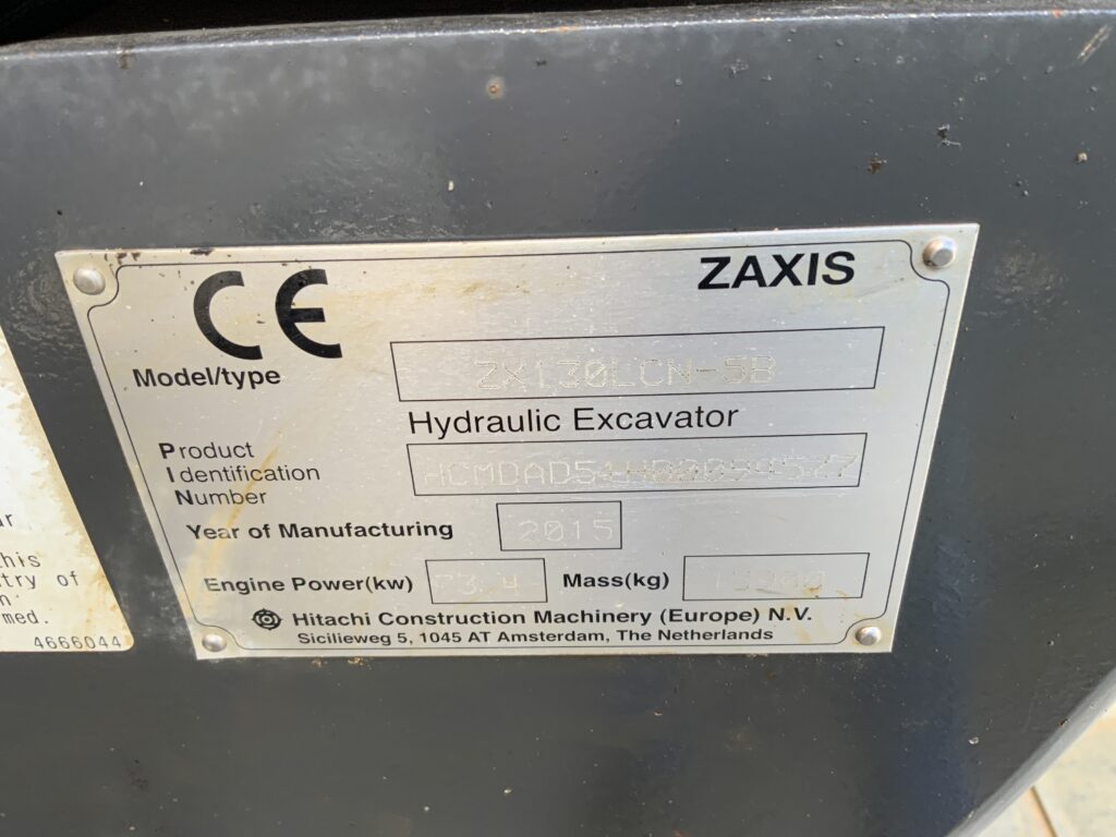 Hitachi ZAXIS 130LCN-5B Digger (ST25541)