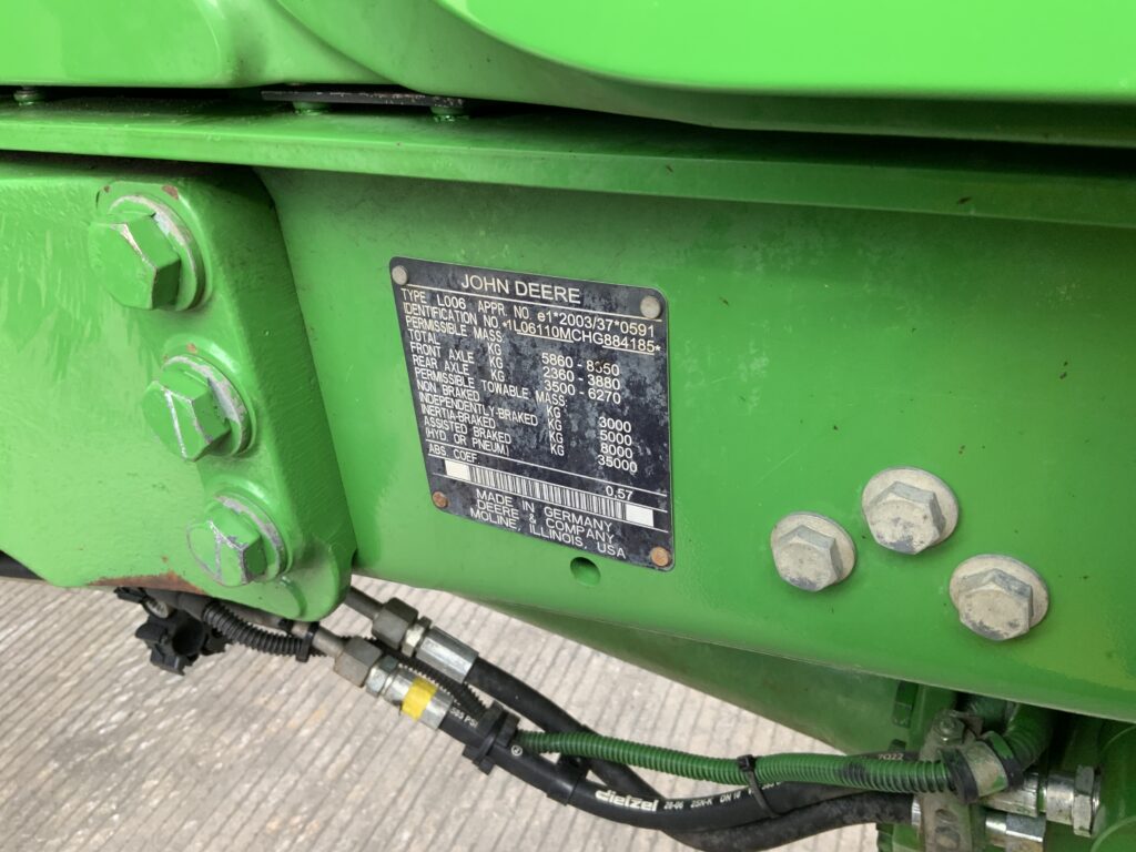 John Deere 6110M Tractor (ST26068)