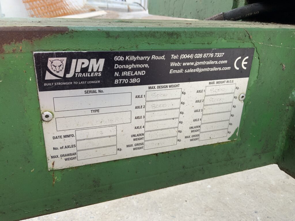 JPM 25ft Forestry Trailer (ST26023)