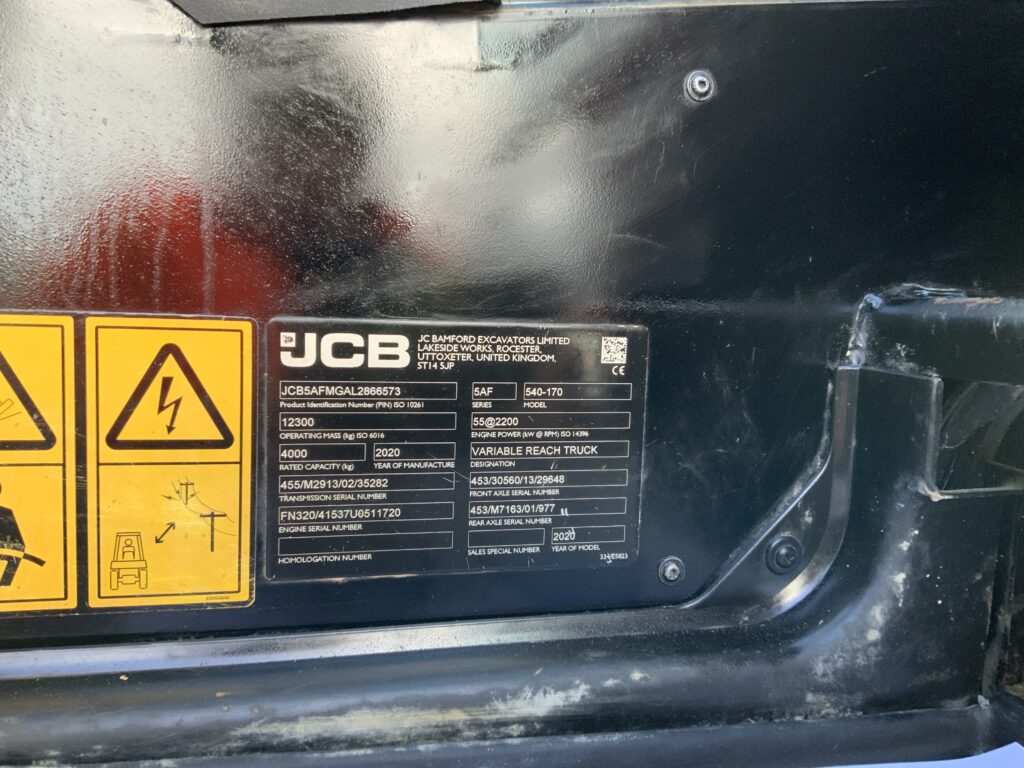 JCB 540-170 Telehandler (ST25990)