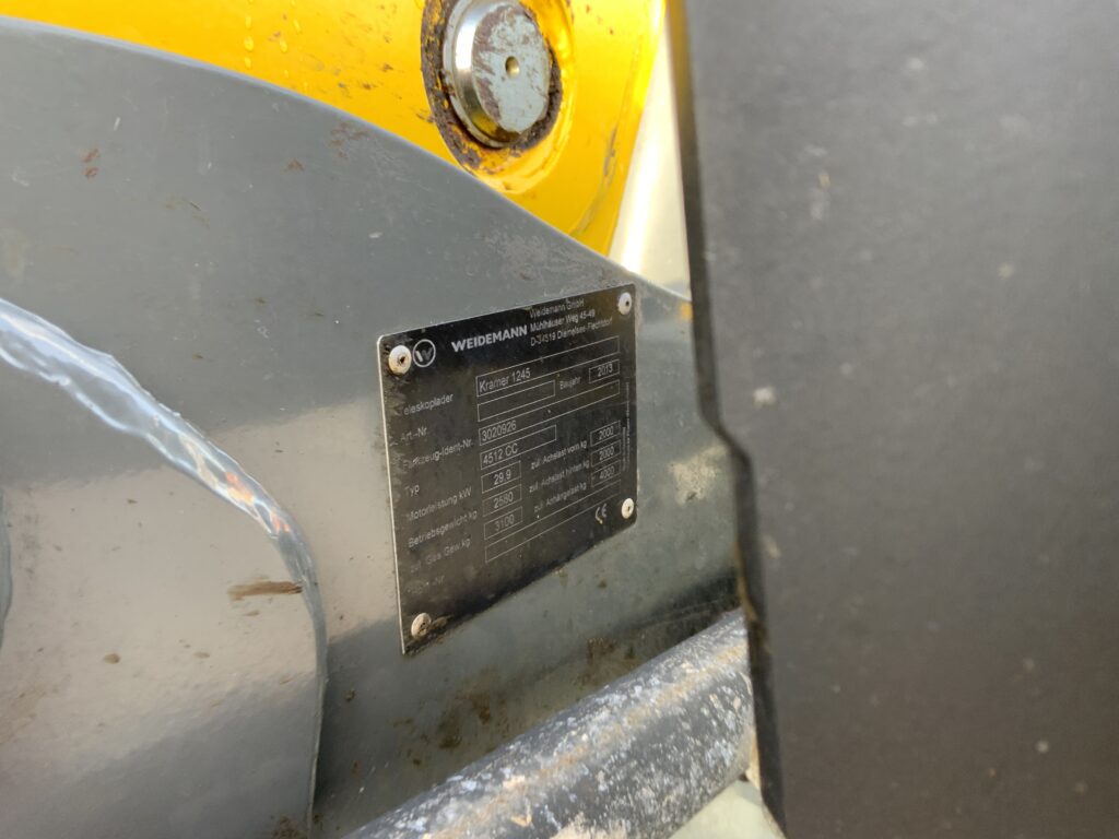 Kramer Allard 1245 Compact Telehandler (ST26141)