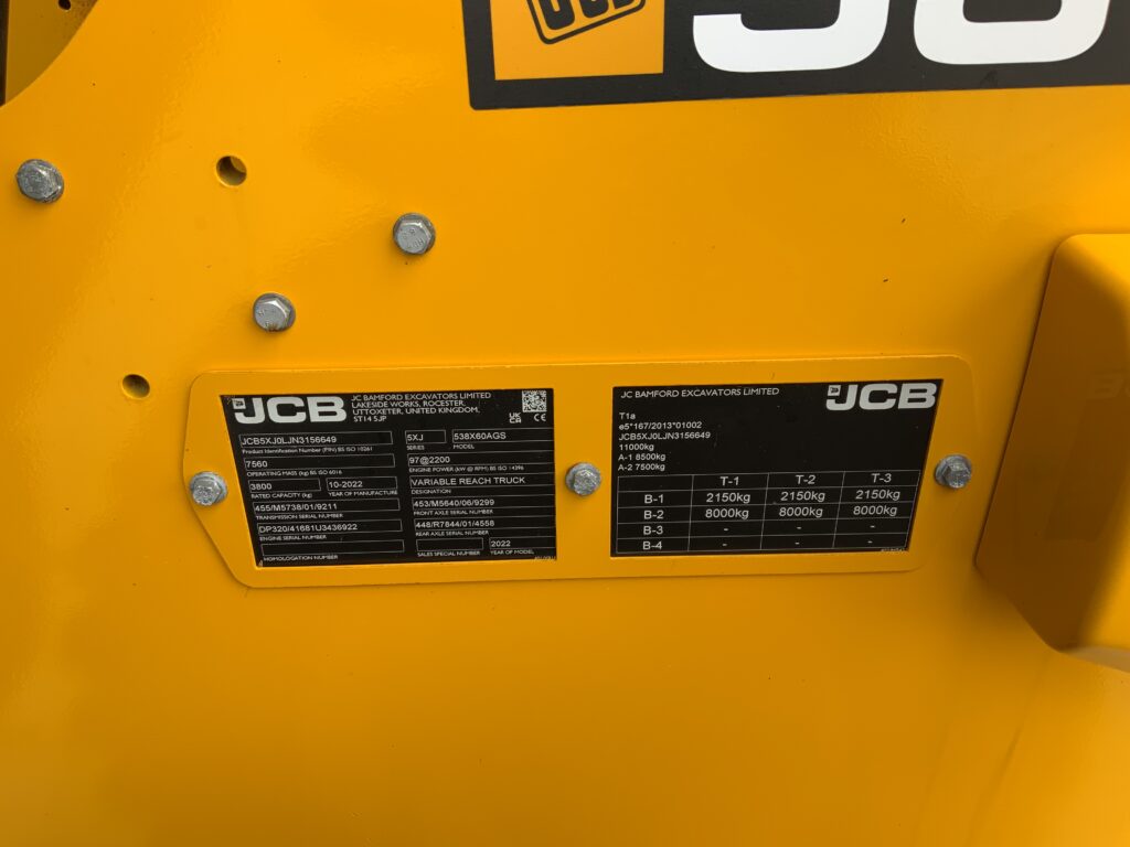 JCB 538-60 Agri Super Telehandler (ST24902)