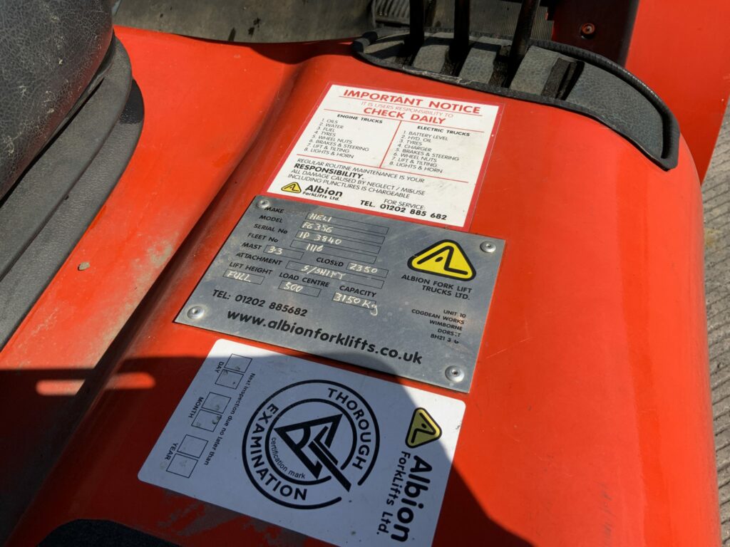 Heli FG35F Fork Lift (ST24218)