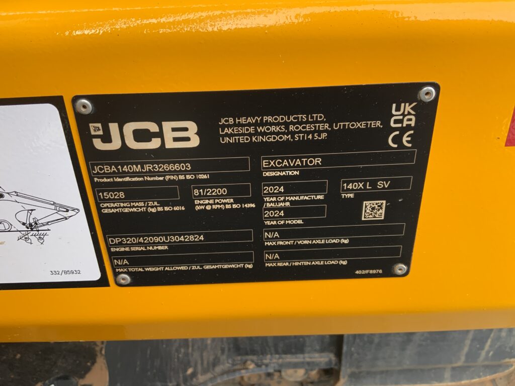 JCB 140X LC Digger (ST26188)