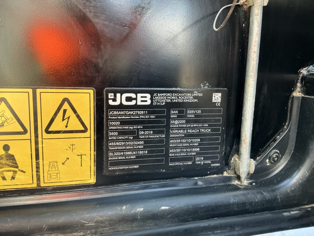 JCB 535-125 Hi Viz Telehandler (ST26189)