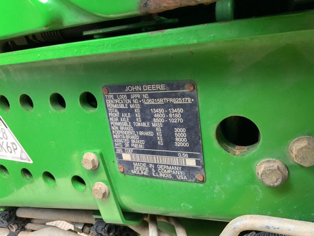 John Deere 6215R Tractor (ST23802)