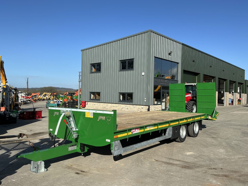 JPM Green 24ft Low loader Trailer