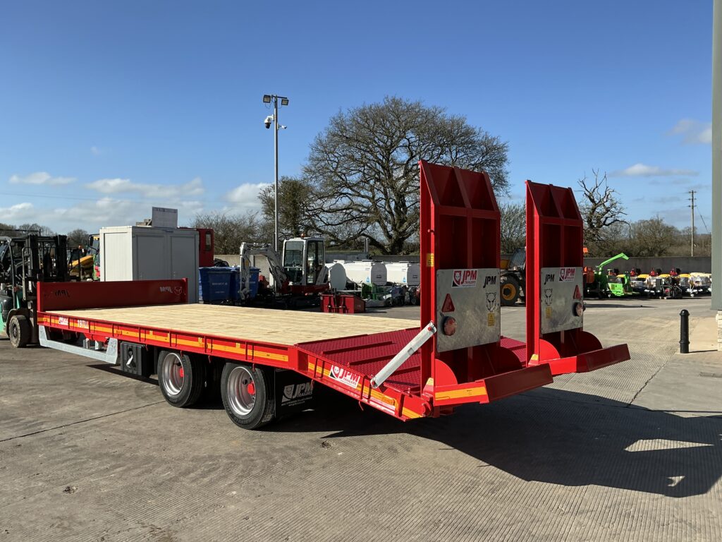JPM Red 24ft Low loader Trailer
