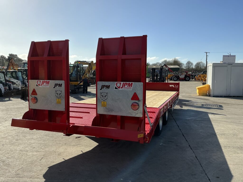 JPM Red 24ft Low loader Trailer