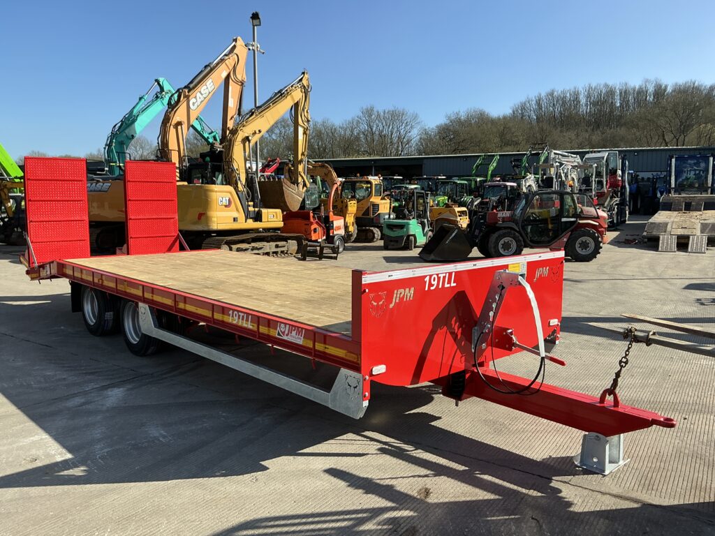 JPM Red 24ft Low loader Trailer
