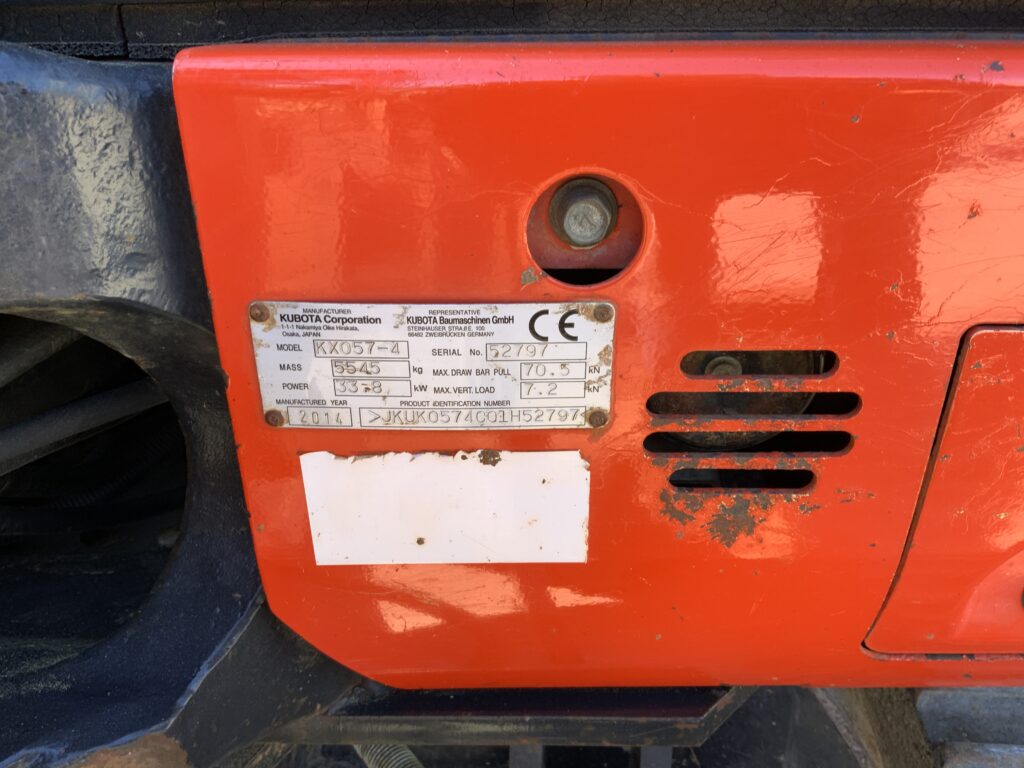 Kubota KX057-4 Digger (ST26171)