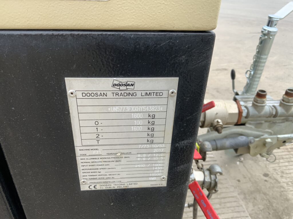 Doosan 7/73. 10/53 Compressor (ST07800)