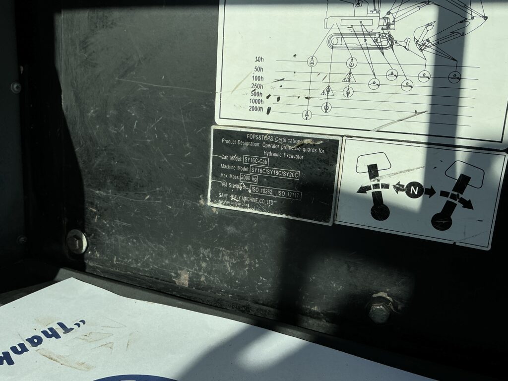 Sany SY18C Digger (ST26350)