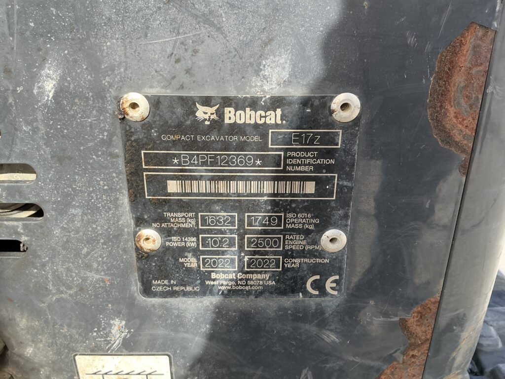 Bobcat E17Z Digger (ST26381)