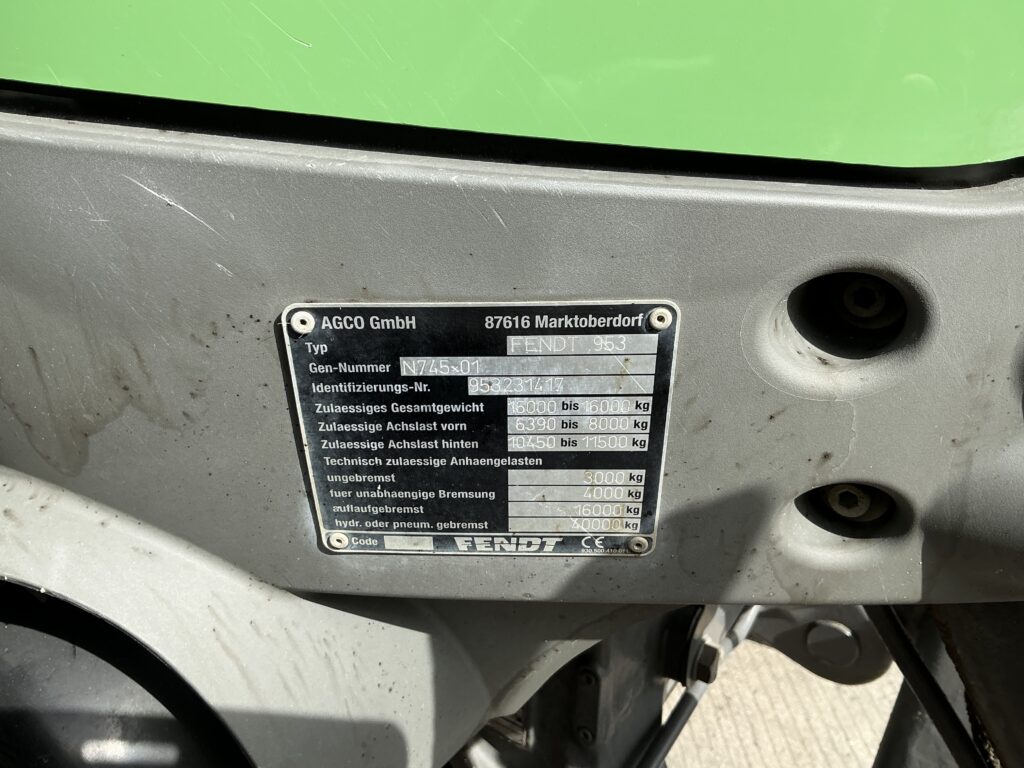 Fendt 936 Profi Plus Tractor