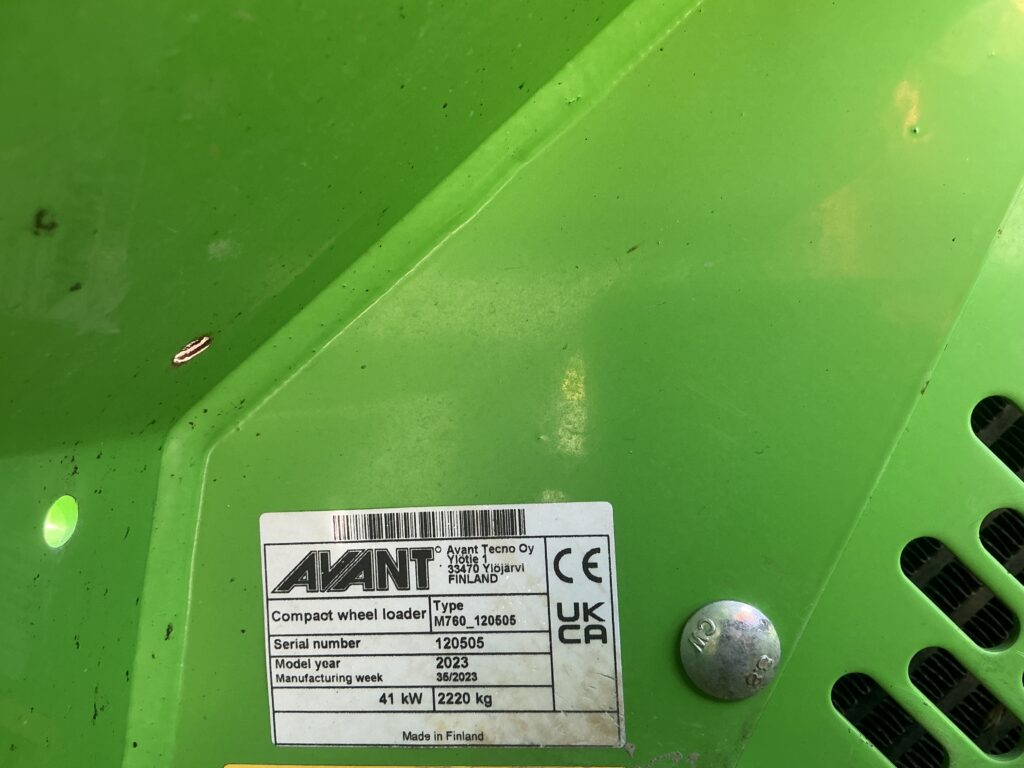 Avant 760I Telescopic Compact Loading Shovel (ST26540)