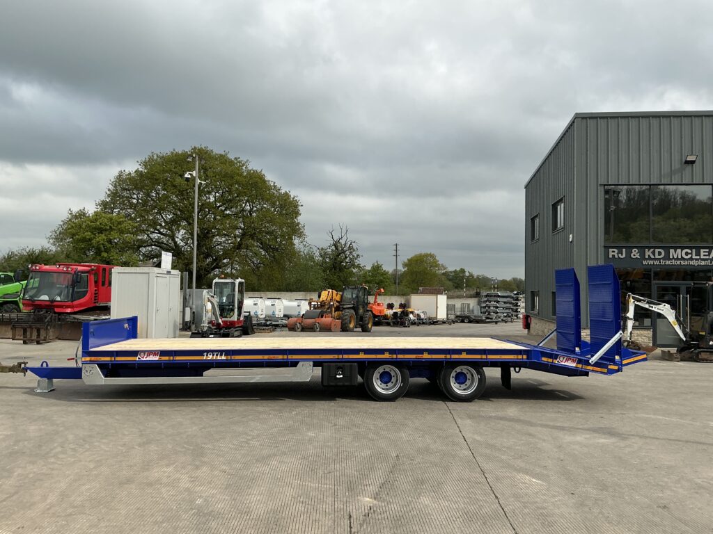 JPM 28ft Blue Low Loader Trailer