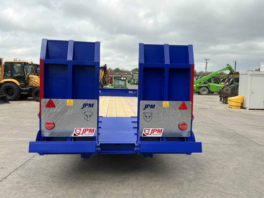 JPM 28ft Blue Low Loader Trailer