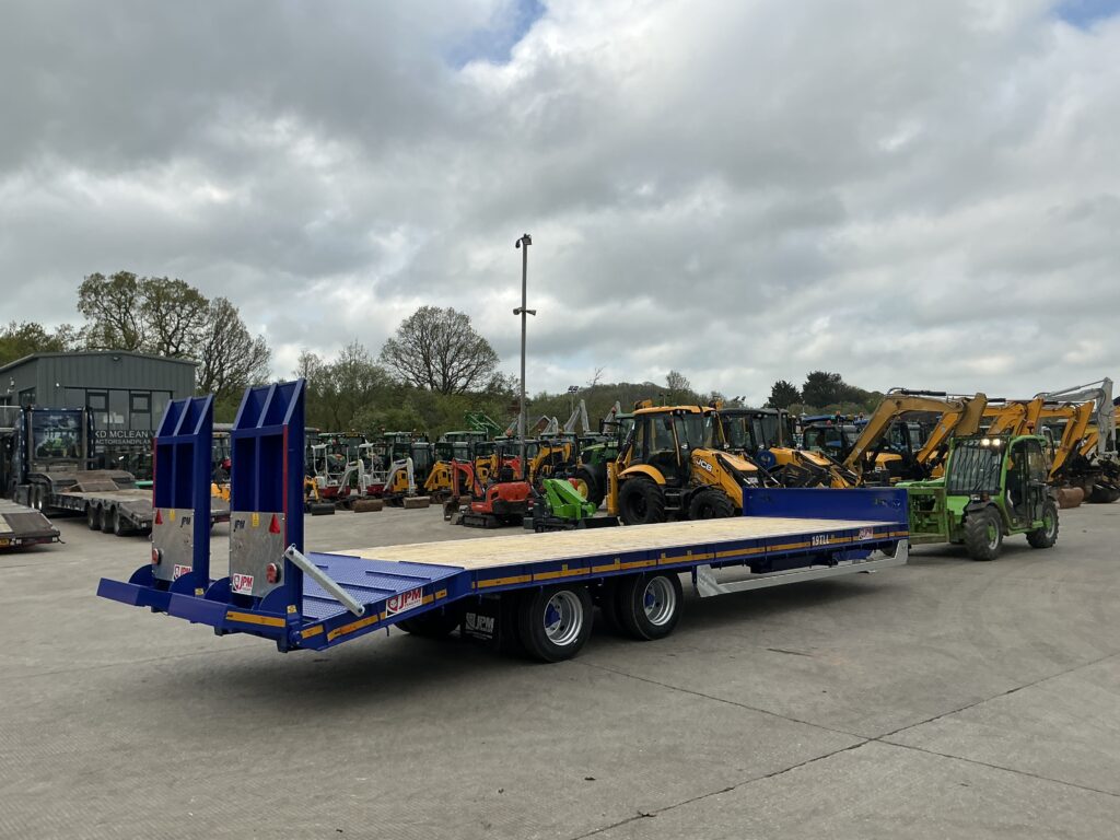 JPM 28ft Blue Low Loader Trailer