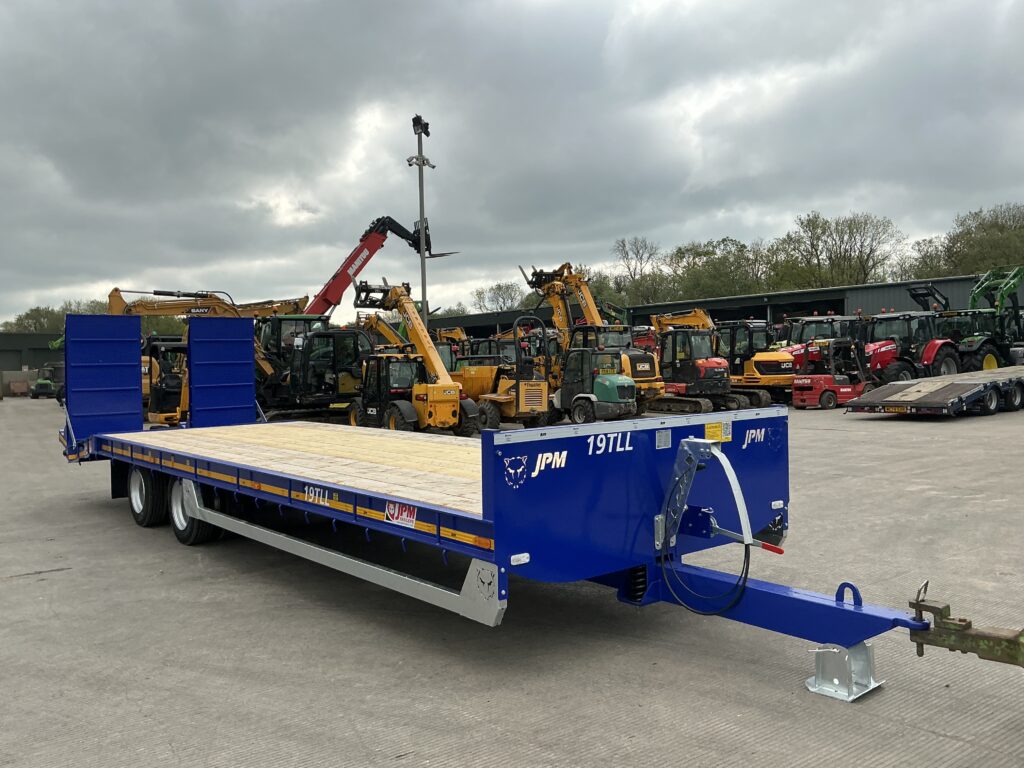 JPM 28ft Blue Low Loader Trailer