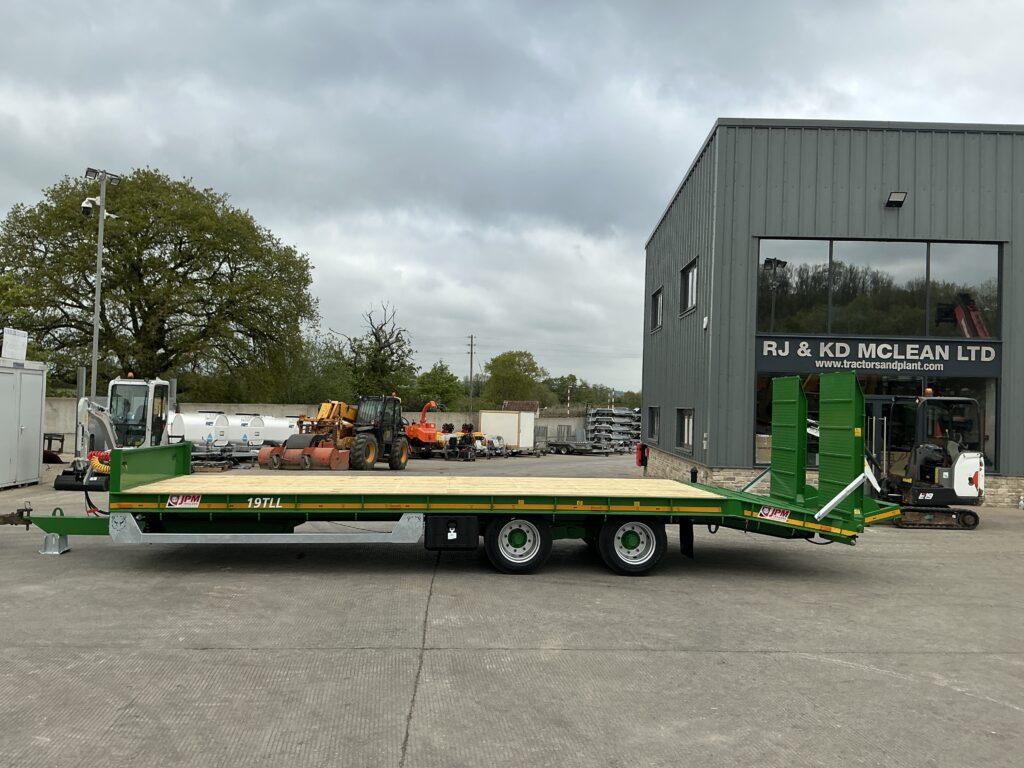 JPM 26ft Green Low Loader Trailer