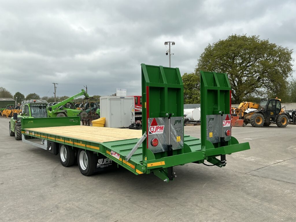JPM 26ft Green Low Loader Trailer