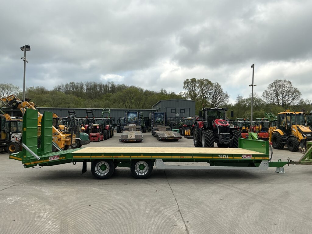 JPM 26ft Green Low Loader Trailer
