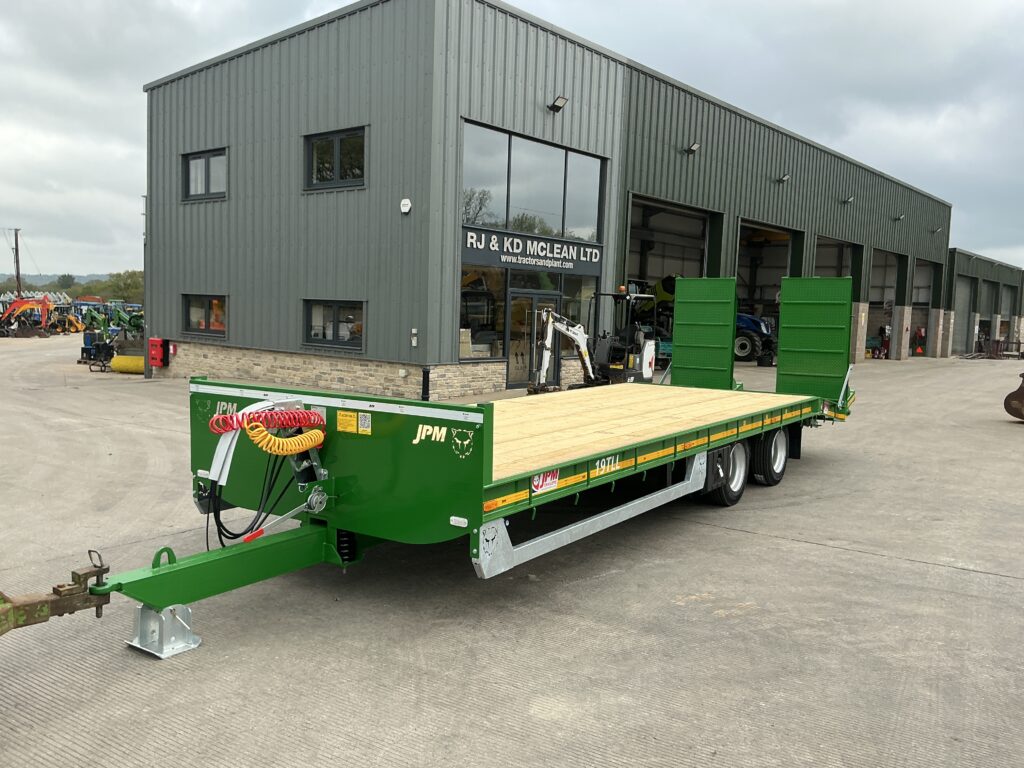 JPM 26ft Green Low Loader Trailer