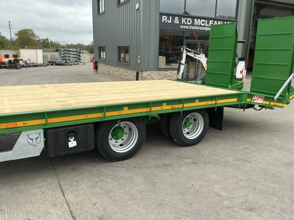 JPM 26ft Green Low Loader Trailer