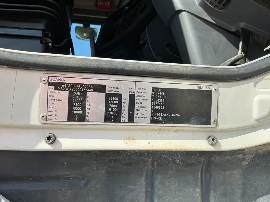 Scania R Series R440 High Line 8 Wheel Plant Lorry (ST26203)