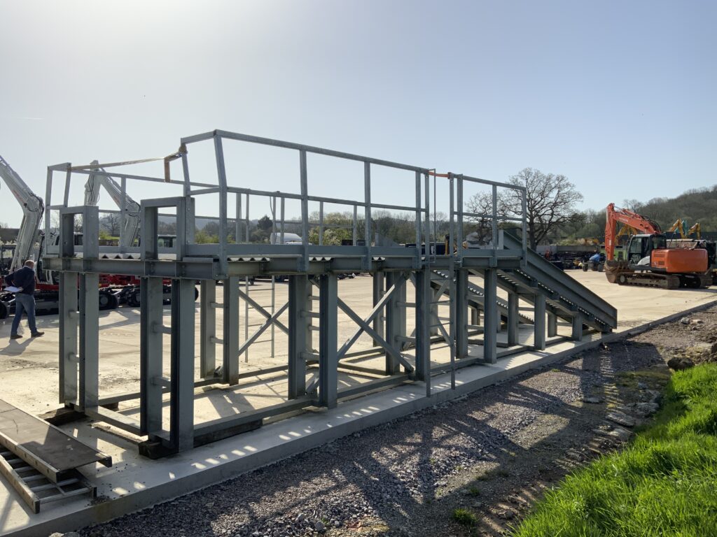 Galvanized Wash Ramp