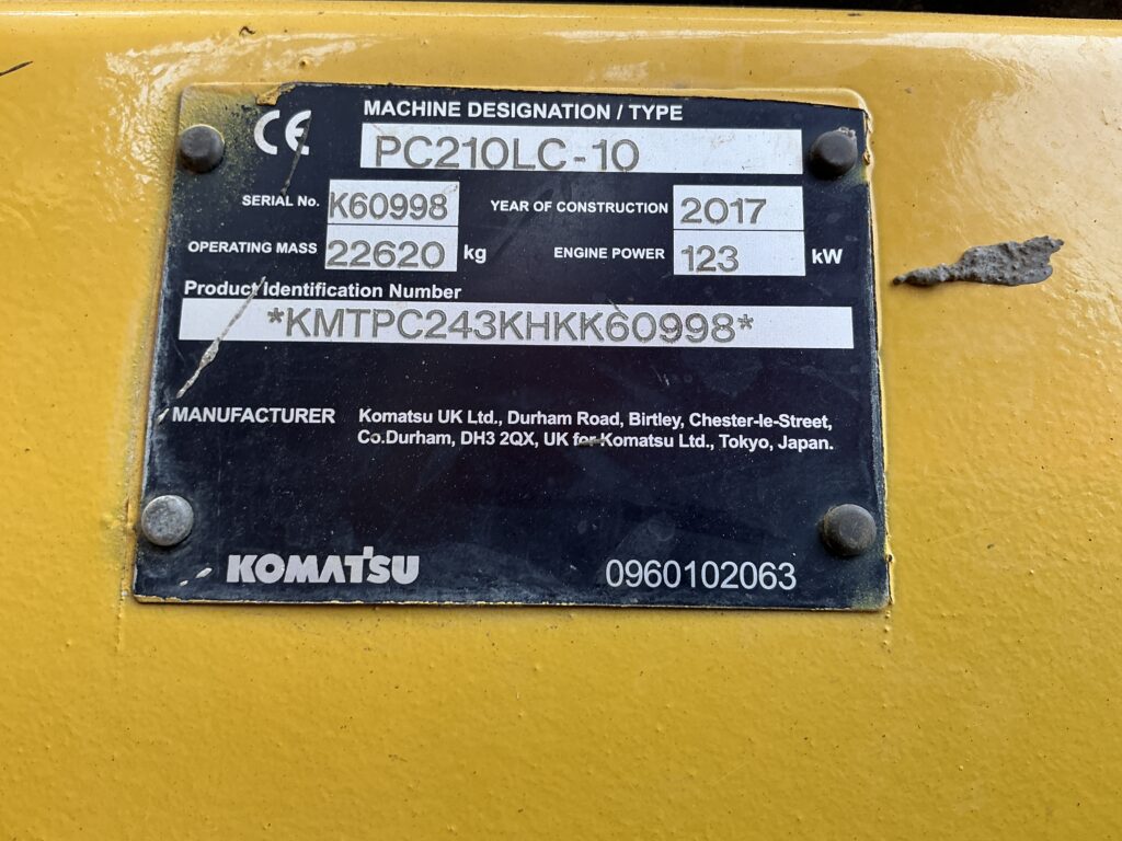 Komatsu PC210 LC-10 Plus Digger