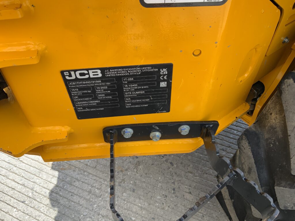 JCB 1-Tonne-2 Hi Tip Dumper (ST26602)