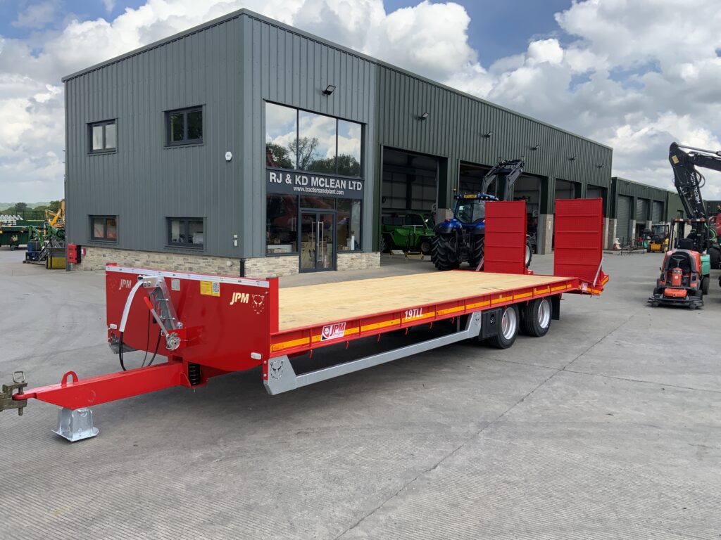 JPM 28ft Red Low Loader Trailer (ST26747)