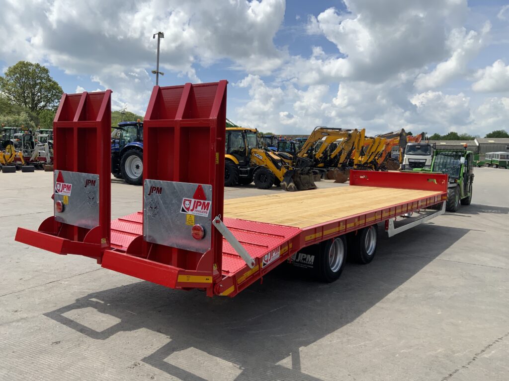 JPM 28ft Red Low Loader Trailer (ST26747)