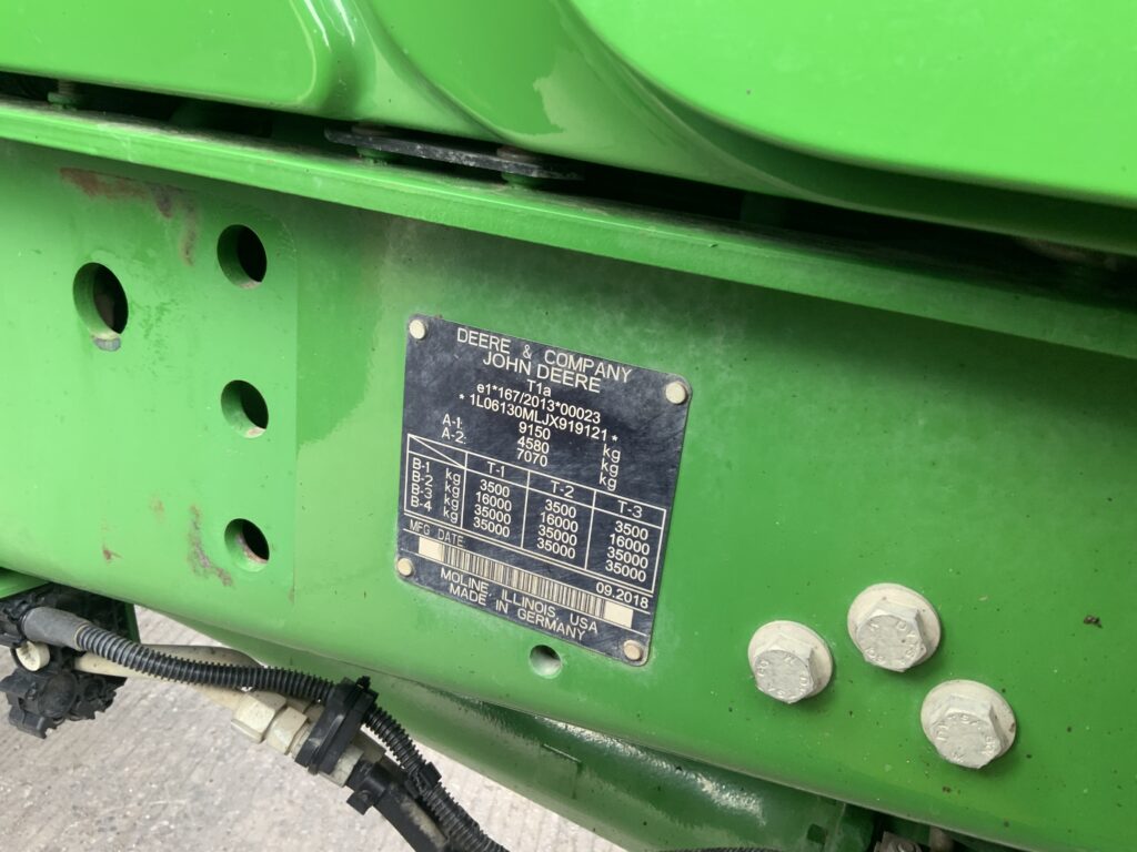 John Deere 6130M Tractor (ST26377)
