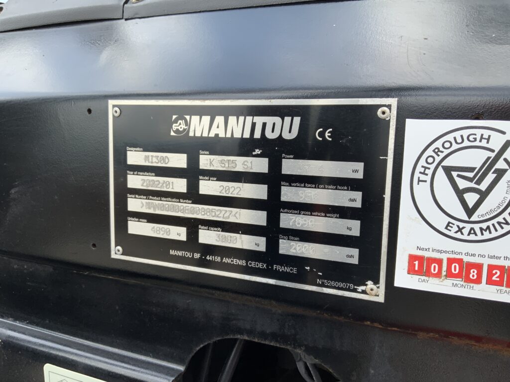 Manitou MI30 D Forklift (ST26604)