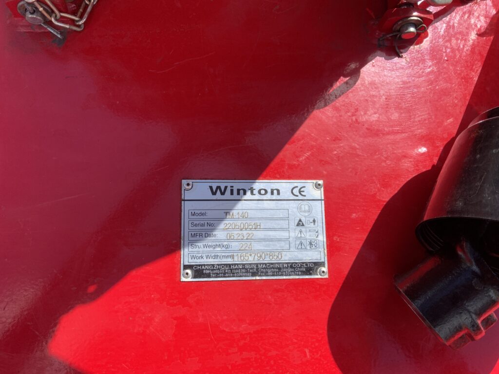 Winton TM140 5Ft Topper