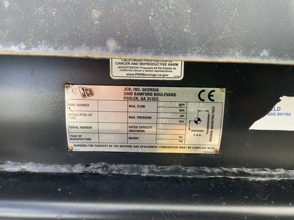 JCB HDB96 Dozer Blade 8Ft 6 Way Hydraulic Blade (ST26725)