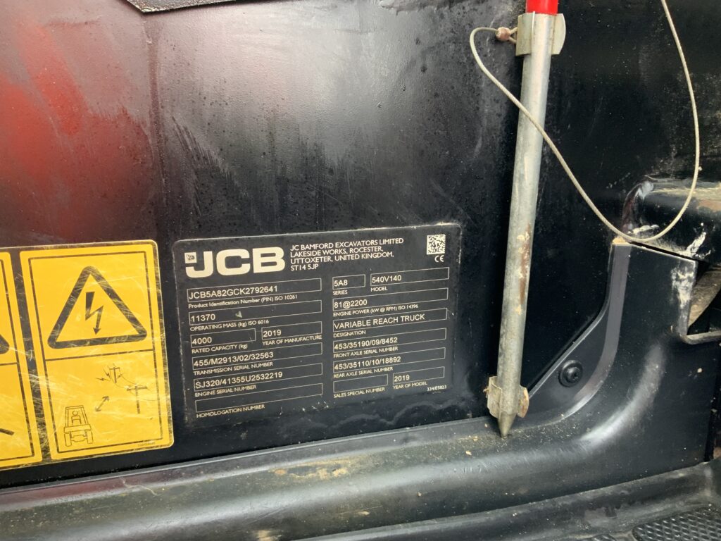 JCB 540-140 Hi Viz Telehandler (ST26473)