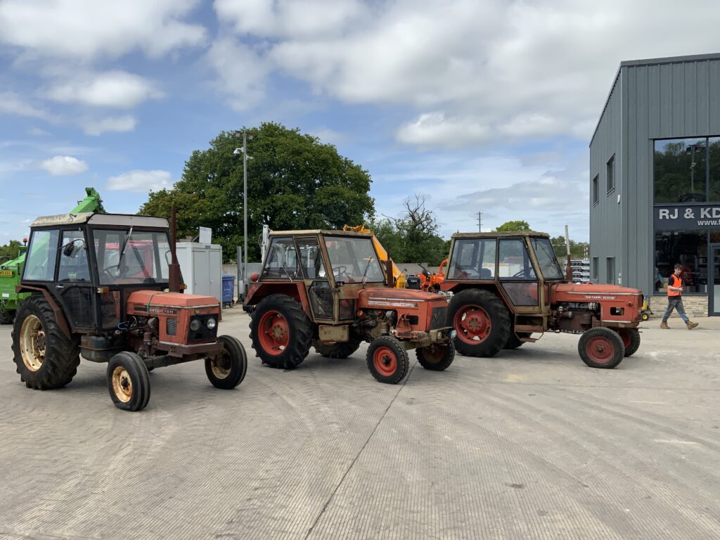 Zetor Job Lot Of 5911, 7011 & 6718 Tractors