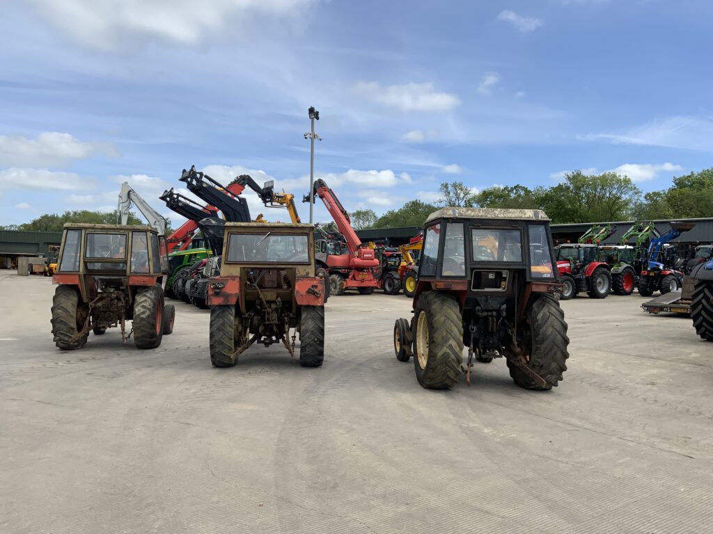 Zetor Job Lot Of 5911, 7011 & 6718 Tractors
