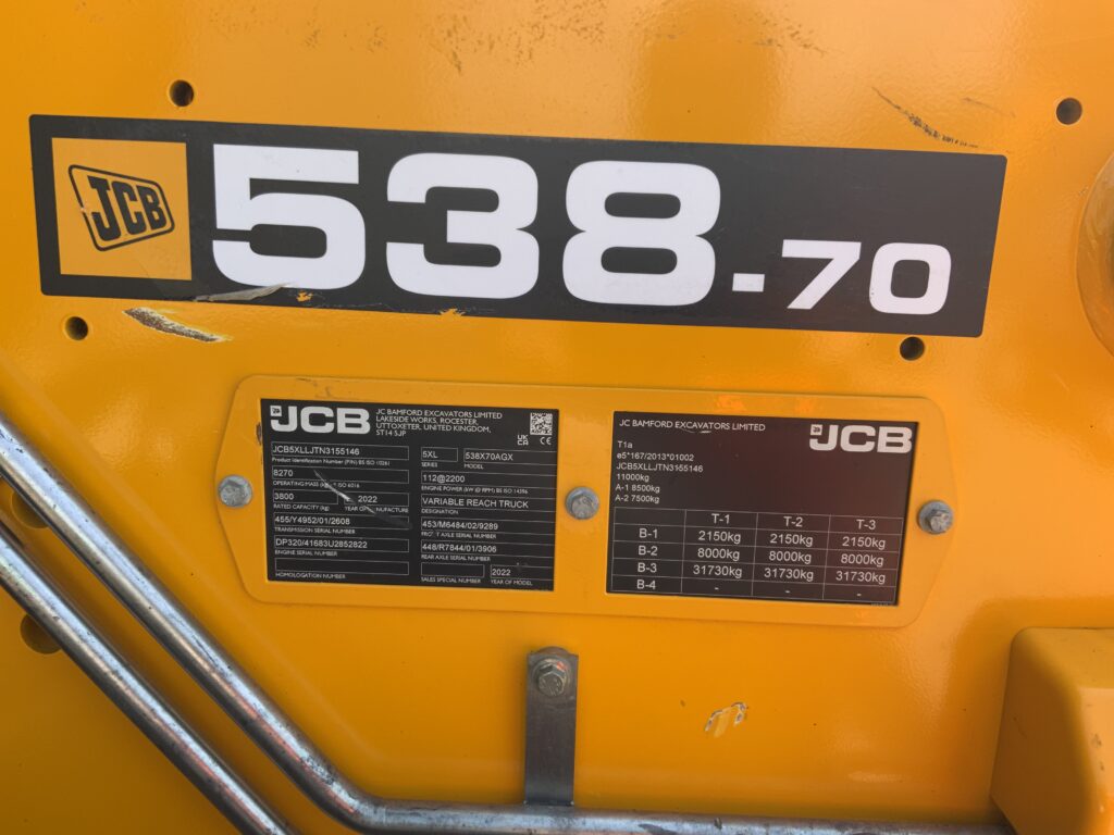JCB 538-70 Telehandler (ST26678)