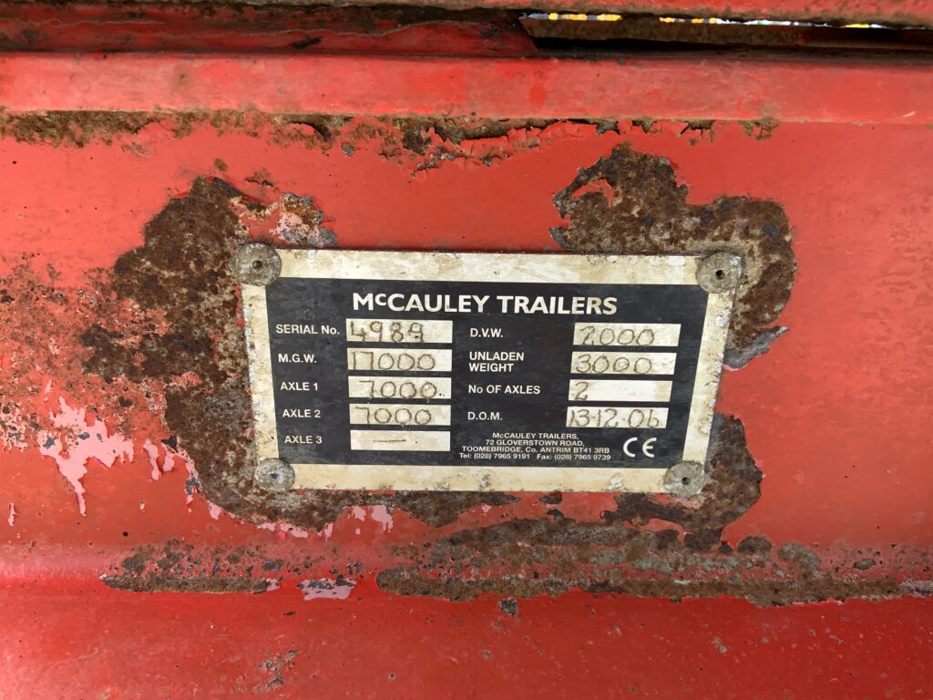 McCauley 14Tonne Dump