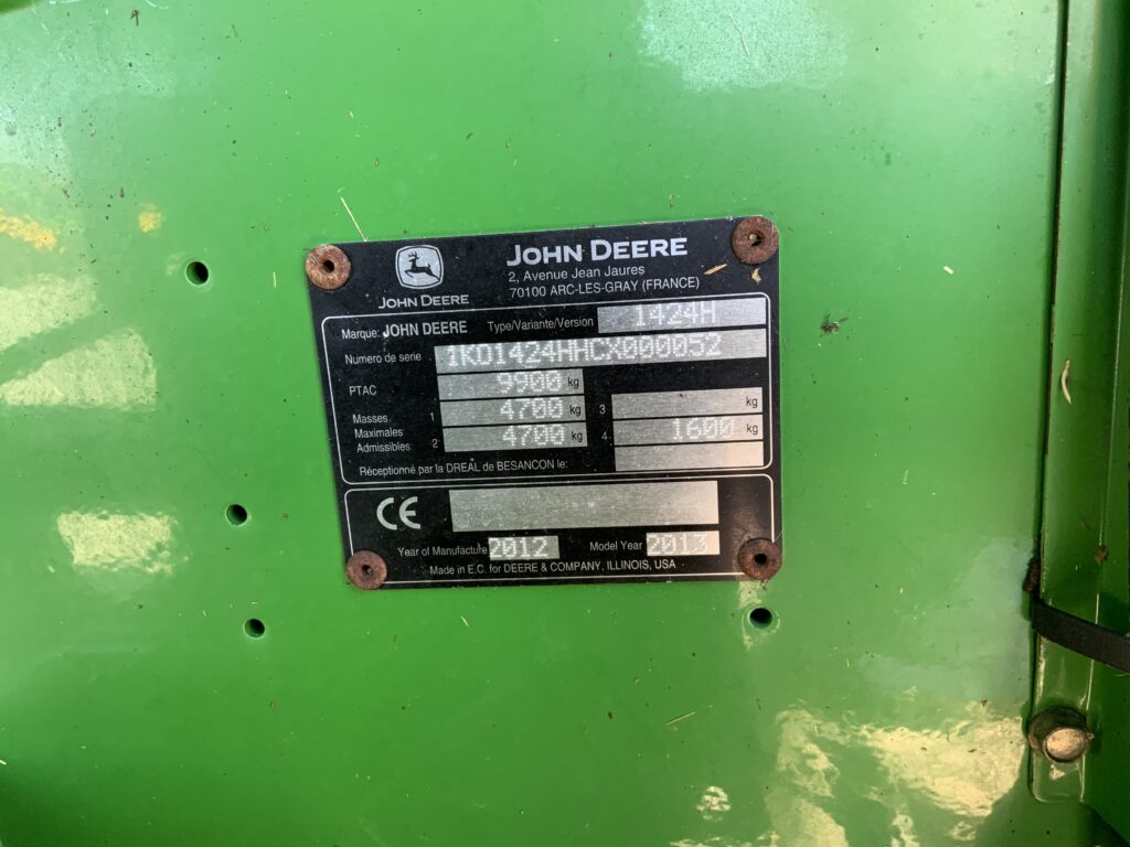 John Deere 1424H Baler(ST23218)