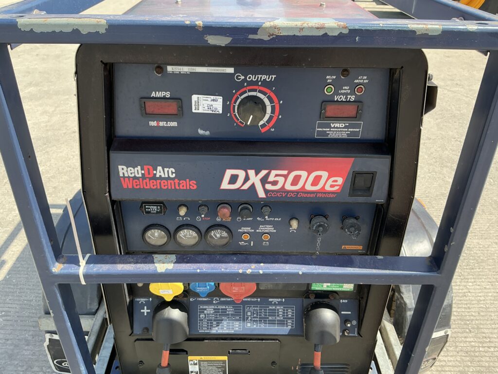 RED-D ARC WELDER-RENTALS DX500E CC/CV Diesel Welder
