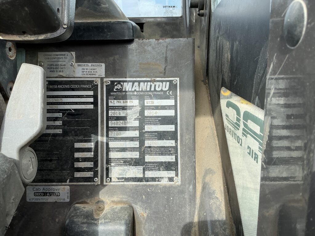 Manitou MLT741-120.PS Telehandler (ST26689)